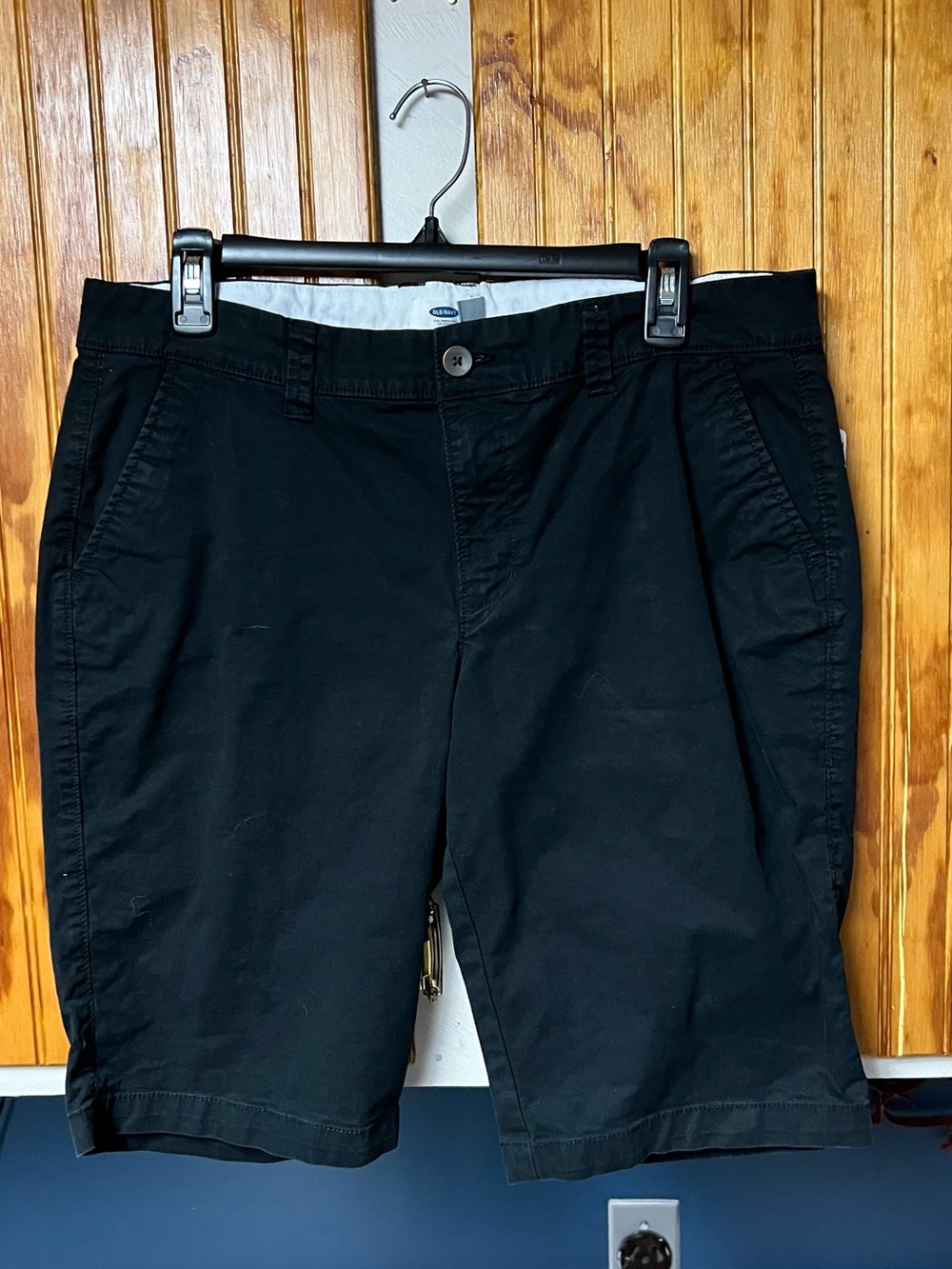 Old navy Women's Black Cotton Chino Shorts - Classic Casual size 10